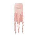 Tassel Charm High Waist Skirt for Women