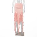 Tassel Charm High Waist Skirt for Women