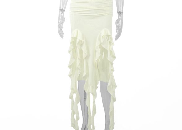 Tassel Charm High Waist Skirt for Women