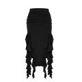 Tassel Charm High Waist Skirt for Women