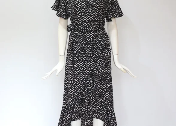 Boho Chic: Summer Maxi Dress - Floral Print, V-Neck, Bohemian Style