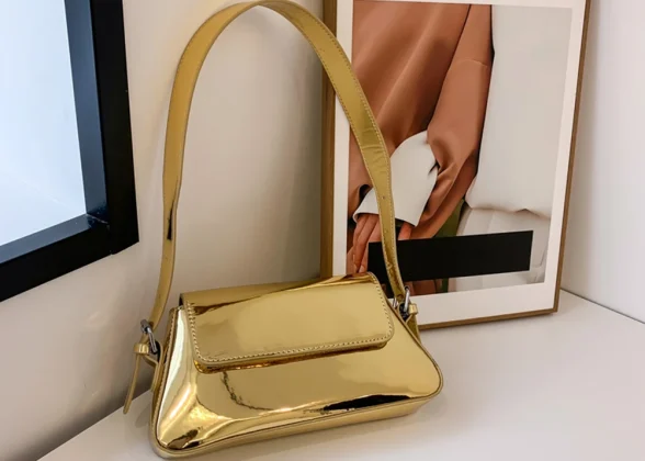 Chloe Charme Luxury Designer Handbag | Chic Silver Armpit Bag for Women