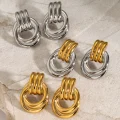Aurora Steel Stud Earrings – Timeless Elegance for Every Occasion