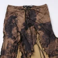 Bohemian Rhapsody Mini Skirt - Vintage Lace-Up Ruffles for Summer Parties