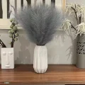Pompous Dreams: 10PCS Faux Fluffy Pampas Grass Stems for Boho Home Decor and Floral Arrangements
