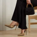 Ravissante Luxury Rhinestones Sequined Buckle Women Pumps