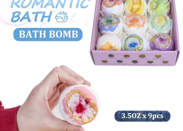AromaSphere – 9-Piece Plant Essential Oil Bath Bomb Set