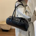 Adaier Retro Zipper Shoulder Bag for Women | Light Luxury Handbag