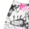 Rebel Rose Leggings: Floral & Skull Print Slim-Fit Tights for Bold Fashion