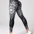 AuraFlex Leggings - Kaleidoscope-Printed High-Waist Booty-Lifting Leggings for Women