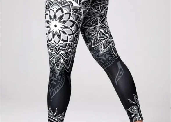 AuraFlex Leggings - Kaleidoscope-Printed High-Waist Booty-Lifting Leggings for Women