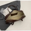 Adaier Retro Zipper Shoulder Bag for Women | Light Luxury Handbag