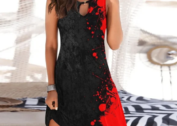 Lagoon Vintage Summer A-Line Dress