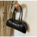 Adaier Retro Zipper Shoulder Bag for Women | Light Luxury Handbag