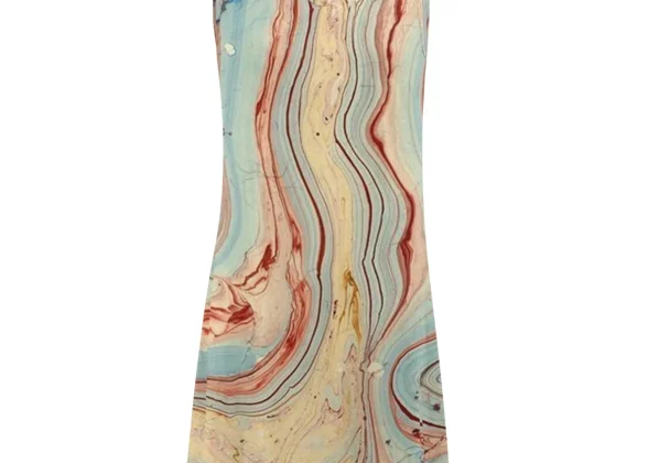 Caramel Delight: Elegant Sleeveless A-Line Dress for Women – Chic Summer Style