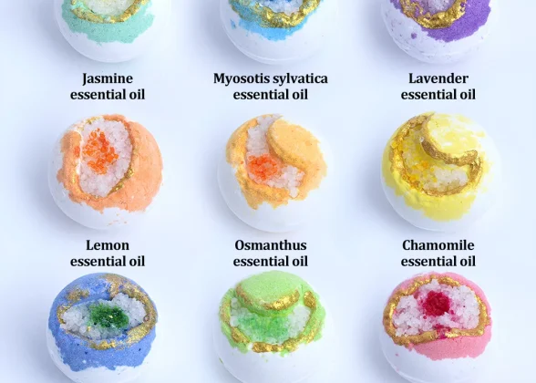 AromaSphere – 9-Piece Plant Essential Oil Bath Bomb Set