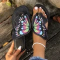 Butterfly Breeze Flat Sandals for Women | Summer Comfort Shoes