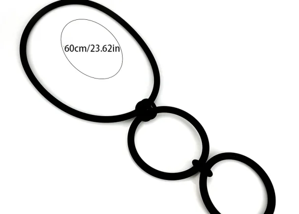Ruban Noir Necklace: Minimalist Bohemian Choker for Women