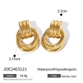 Aurora Steel Stud Earrings – Timeless Elegance for Every Occasion
