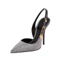 Ravissante Luxury Rhinestones Sequined Buckle Women Pumps