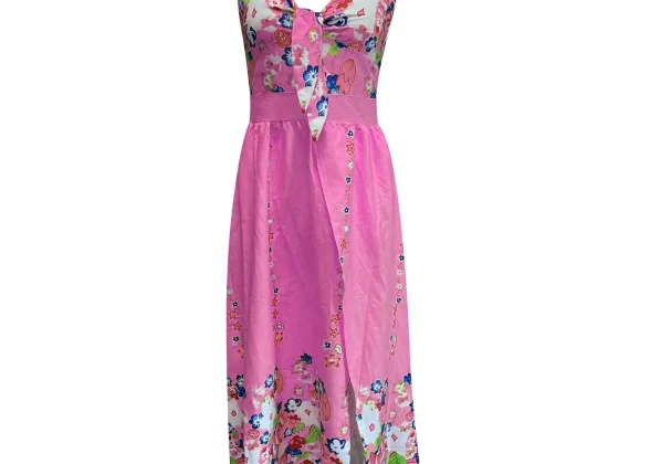 Summer Charm: Vibrant Bohemian Spaghetti Strap Dress - A Must-Have for Summer 2024