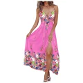 Summer Charm: Vibrant Bohemian Spaghetti Strap Dress - A Must-Have for Summer 2024