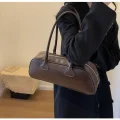 Adaier Retro Zipper Shoulder Bag for Women | Light Luxury Handbag