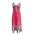 Summer Charm: Vibrant Bohemian Spaghetti Strap Dress - A Must-Have for Summer 2024