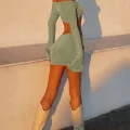 Night Out Crop & Skirt Duo - Sexy Ruched Two-Piece Set for Women