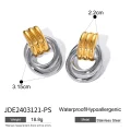 Aurora Steel Stud Earrings – Timeless Elegance for Every Occasion