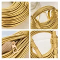 LuxeKnot – Exquisite Handwoven Noodle Evening Clutch for the Modern Woman