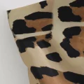 Leopard Charm - Elegant High-Waist Leopard Print Skirt for Women
