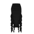 Tassel Charm High Waist Skirt for Women