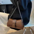 Vera Cuir – Elegant Vintage Luxury Chain Shoulder Bag for Women | Stylish Flap Crossbody Handbag