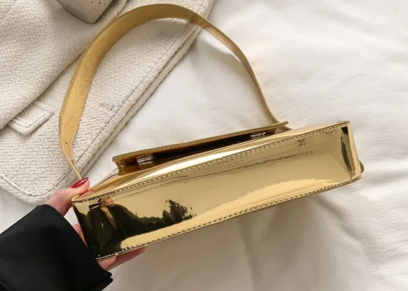 Chloe Charme Luxury Designer Handbag | Chic Silver Armpit Bag for Women