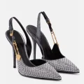 Ravissante Luxury Rhinestones Sequined Buckle Women Pumps