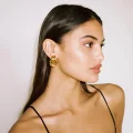 Aurora Steel Stud Earrings – Timeless Elegance for Every Occasion