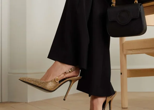 Ravissante Luxury Rhinestones Sequined Buckle Women Pumps