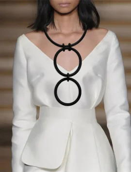 Ruban Noir Necklace: Minimalist Bohemian Choker for Women