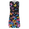 Caramel Delight: Elegant Sleeveless A-Line Dress for Women – Chic Summer Style