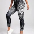 AuraFlex Leggings - Kaleidoscope-Printed High-Waist Booty-Lifting Leggings for Women