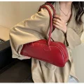 Adaier Retro Zipper Shoulder Bag for Women | Light Luxury Handbag