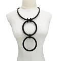 Ruban Noir Necklace: Minimalist Bohemian Choker for Women