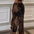 Bohemian Rhapsody Mini Skirt - Vintage Lace-Up Ruffles for Summer Parties