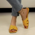 Aurora Women's Summer Luxury Sandals - Fashionable Gold Slippers
