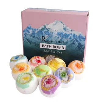 AromaSphere – 9-Piece Plant Essential Oil Bath Bomb Set