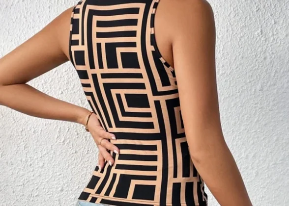 Cairo Chic Tank Top – Stylish Egyptian-Inspired Fashion