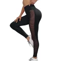 Allure Leggings: Sexy Mesh High Waist Push-Up Fitness Tights for Women