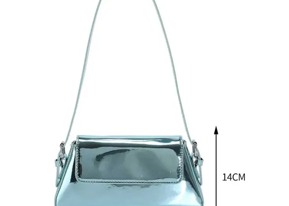 Chloe Charme Luxury Designer Handbag | Chic Silver Armpit Bag for Women