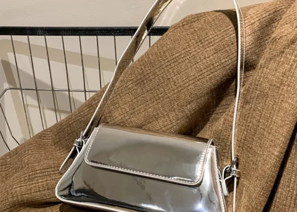 Chloe Charme Luxury Designer Handbag | Chic Silver Armpit Bag for Women
